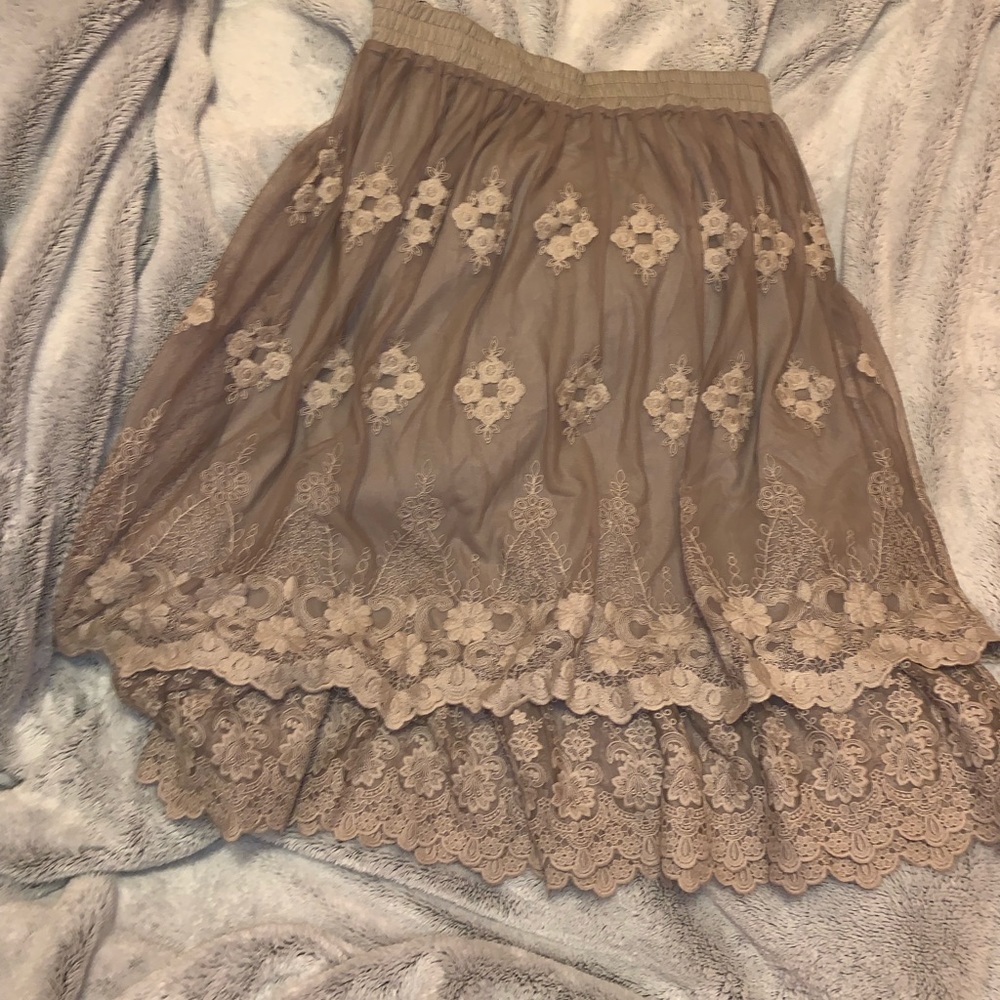 Brand New, 20’s Vintage Style Taupe Skirt